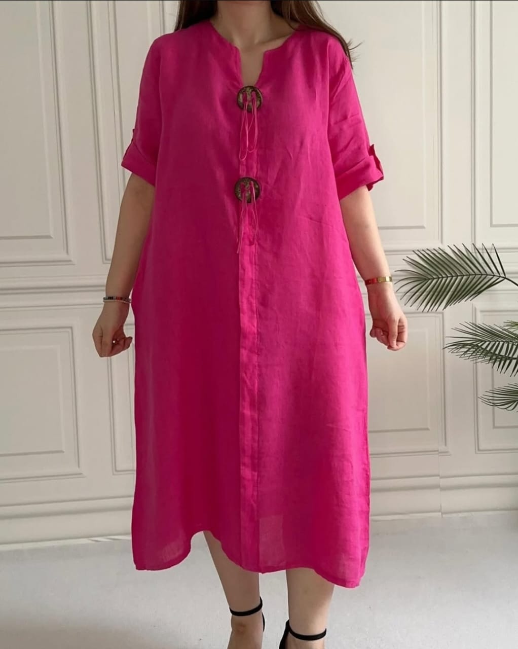 Marina Linen Dress - (BUY 1 AND GET 2)