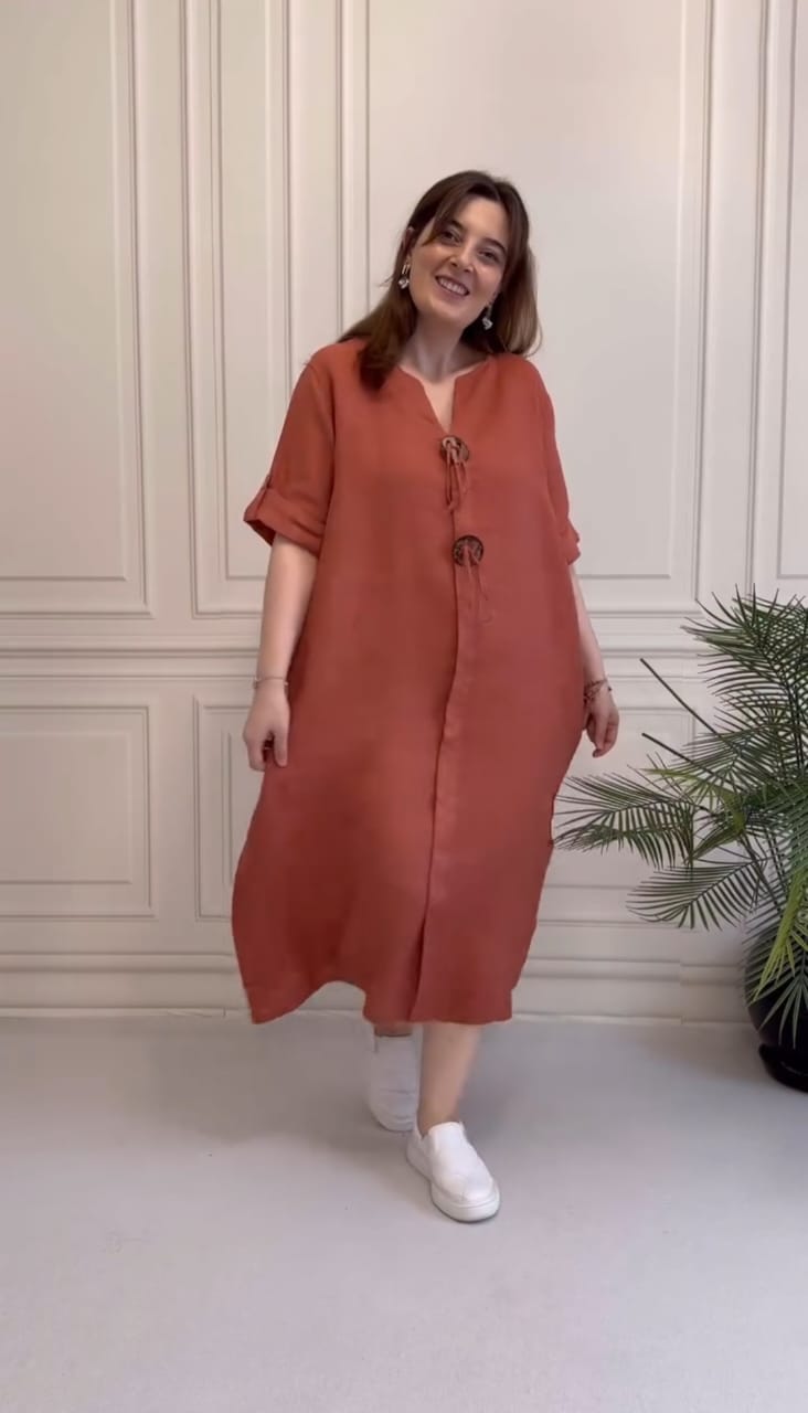 Marina Linen Dress - (BUY 1 AND GET 2)