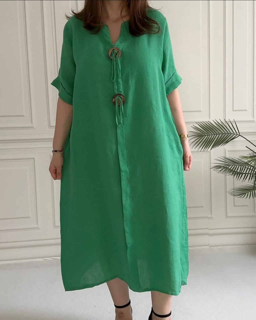 Marina Linen Dress - (BUY 1 AND GET 2)