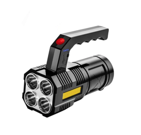 High power tactical flashlight