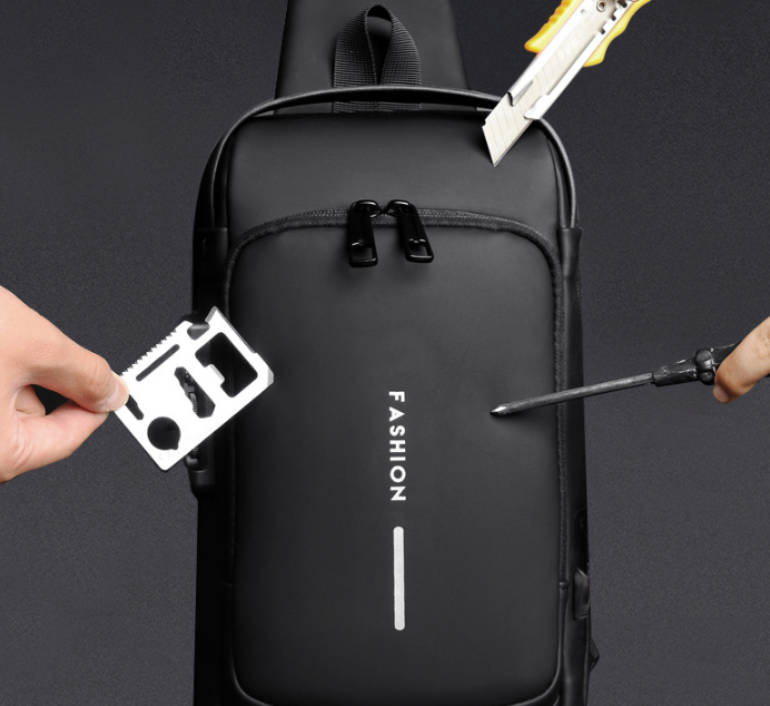 Ultra Resistant Titanium Backpack [ANTI THEFT]
