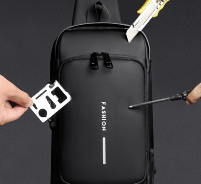 Ultra Resistant Titanium Backpack [ANTI THEFT]
