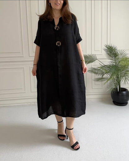 Marina Linen Dress - (BUY 1 AND GET 2)